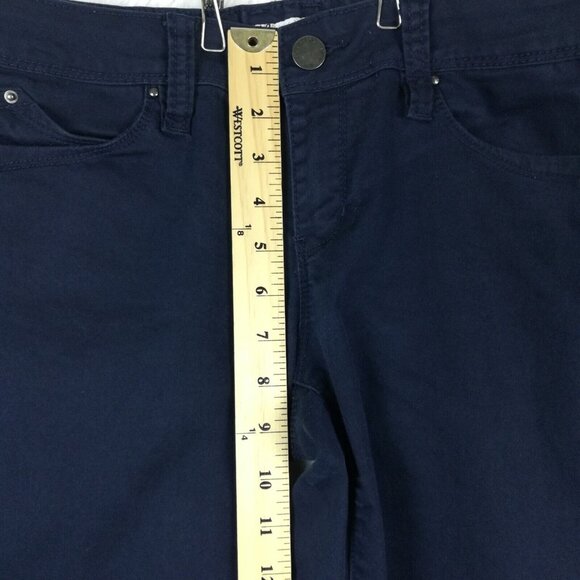 YMI Womens‎ Jeans Skinny Denim Blue Navy Mid Rise Stretch Juniors 11 - Picture 7 of 11